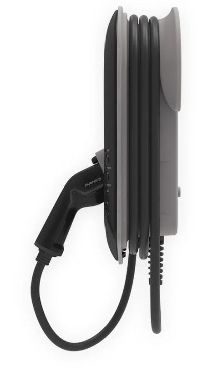 Myenergi Zappi laadpaal V2.1 (3,7-22kW) met 6,5 meter kabel Zwart of Wit